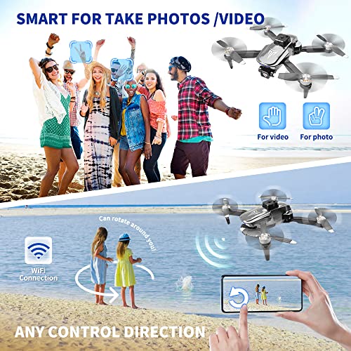 Foldable 4K FPV Drone with Brushless Motor