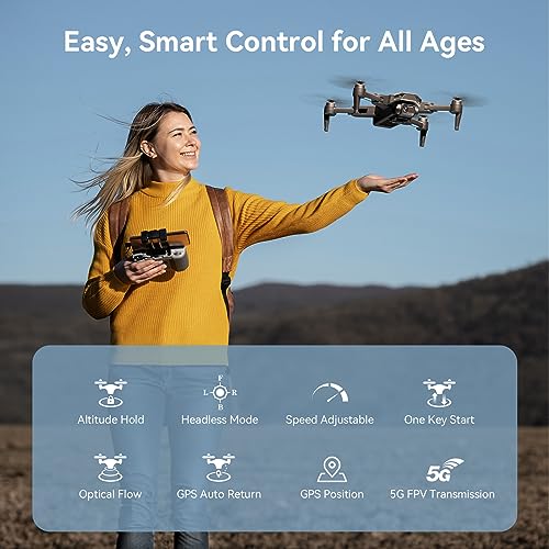 GPS Drone with 4K Camera: Viot RC Quadcopter
