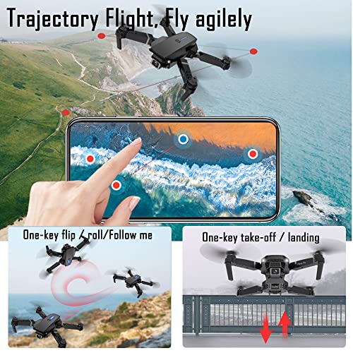 Foldable Drone with 4K Dual Camera, RC Quadcopter