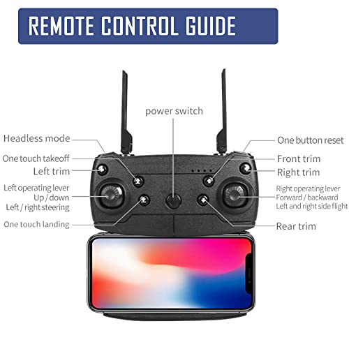 Foldable Drone with 4K Dual Camera, RC Quadcopter