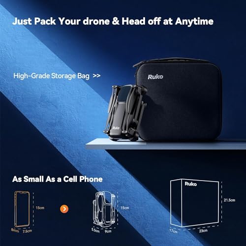 Ruko U11S Foldable FPV GPS Drones with 4K Camera