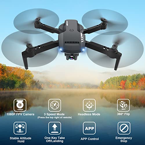 RADCLO Mini Camera Drone - Foldable & 1080P HD
