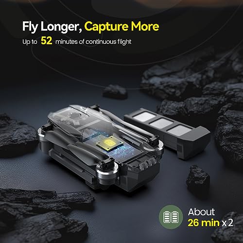 Foldable GPS Drone with 4K Camera, Auto Return