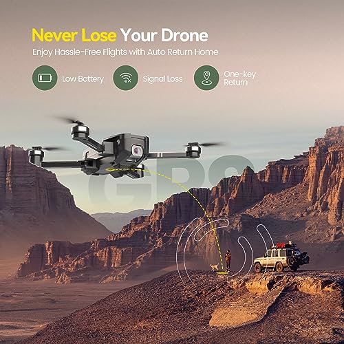 Foldable GPS Drone with 4K Camera, Auto Return