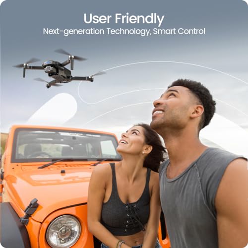 HS360S 4K GPS Drone: Foldable, Brushless Motor, 5G - 10000ft