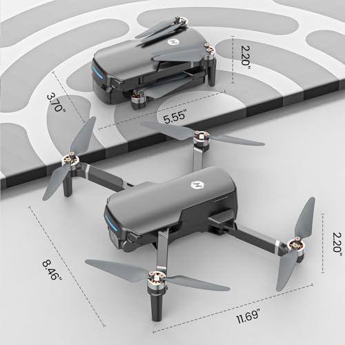 HS360S 4K GPS Drone: Foldable, Brushless Motor, 5G - 10000ft