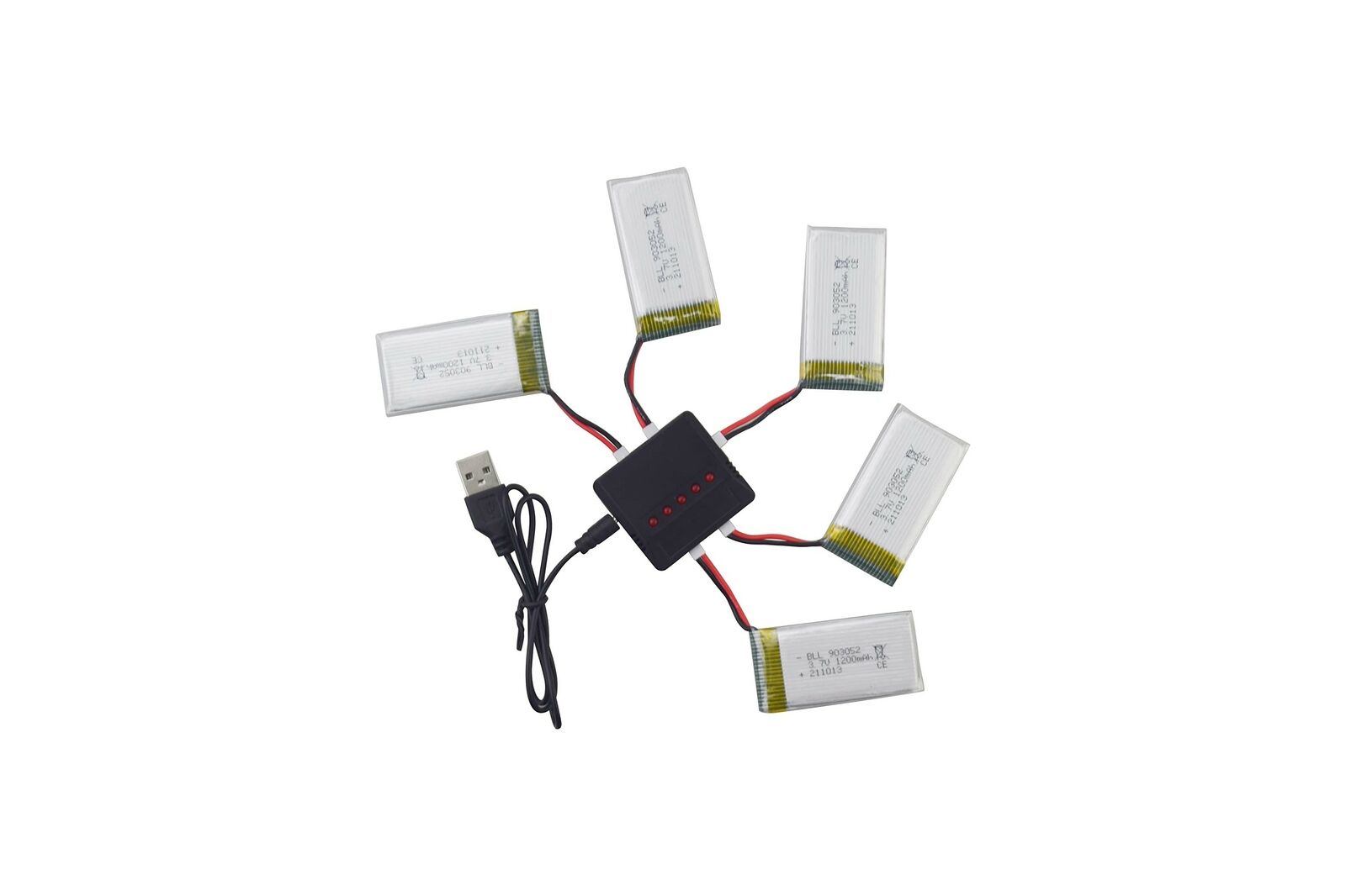 5-in-1 Charger and 5 Upgrade Batteries