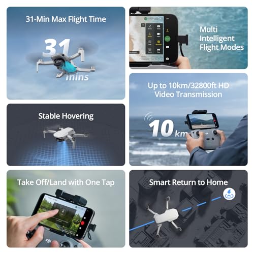 DJI Mini 2 SE: Foldable Drone with QHD Video