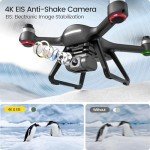 Holy Stone HS700E 4K Drone: EIS Anti Shake, GPS Quadcopter