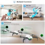 SIMREX X800 Drone with 1080P Camera, Foldable Quadcopter