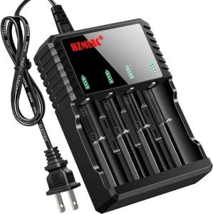 Smart 4-Slot Charger for 18650 Li-ion Batteries