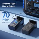 Ruko U11MINI 4K GPS Drone with 2 Batteries