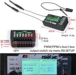 Alaohu FS-i6X 10 Channel RC Transmitter & Receiver
