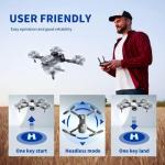 Foldable 4K FPV Drone with Brushless Motor