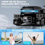 1080P Camera Drone for Adult Beginners & Kids