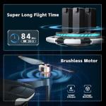 CHUBORY A77 Long Range 4K Drone with 3 Batteries