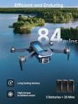 CHUBORY A77 Long Range 4K Drone with 3 Batteries