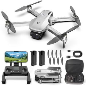 GPS Drone with Dual 2K Cameras and Extras