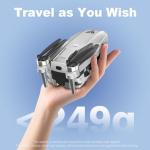 GPS Drone with Dual 2K Cameras and Extras