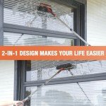 Eazer 2-in-1 Rotatable Window Squeegee Cleaner