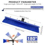 26FT Solar Panel Cleaning Brush and Water Pole