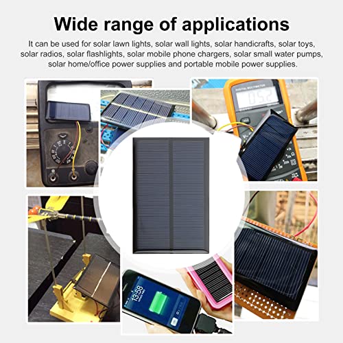 FellDen 10PCS 5V Polycrystalline Solar Panel Kit