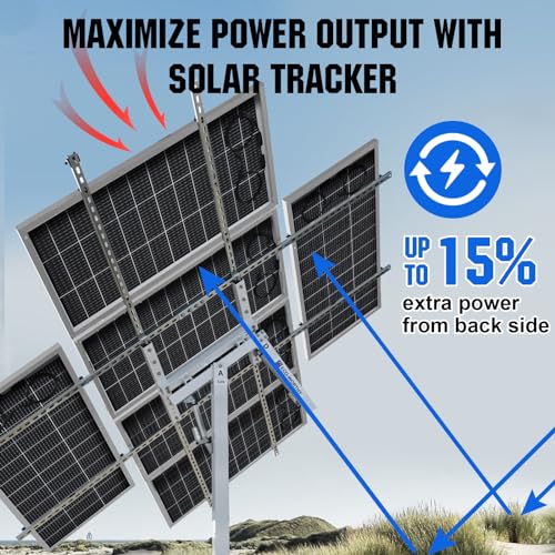ECO-WORTHY 195W Bifacial Monocrystalline Solar Panel