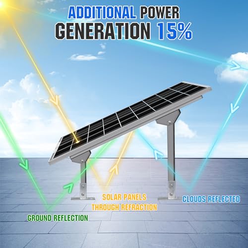 ECO-WORTHY 200W Bifacial Monocrystalline Solar Panels