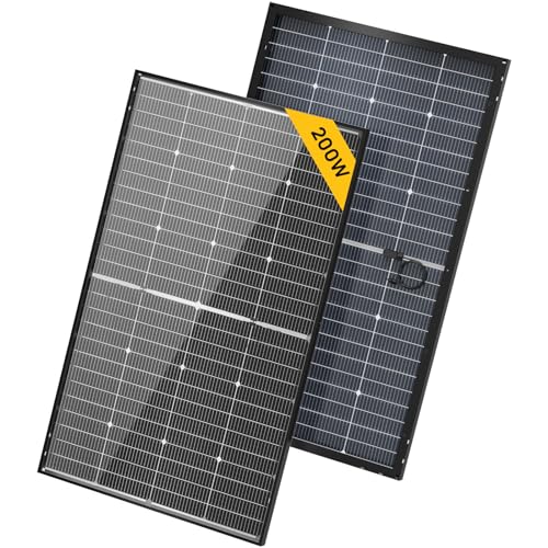 BougeRV 200W Bifacial Solar Panel for RVs