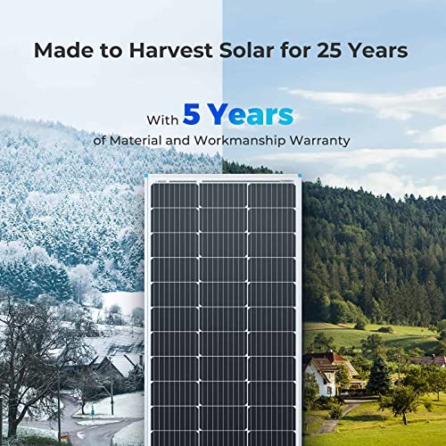 100W Monocrystalline Solar Panel for Off-Grid Use