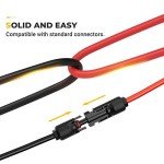 BougeRV 20FT Solar Extension Cable with Connectors