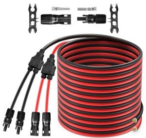 20FT Solar Panel Extension Cable with Connectors