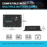 Renogy 30A PWM Solar Charge Controller with Temp Sensor