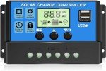 30A Solar Charge Controller with Adjustable LCD Display