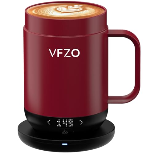 Smart Self-Heating Coffee Mug with LED Display