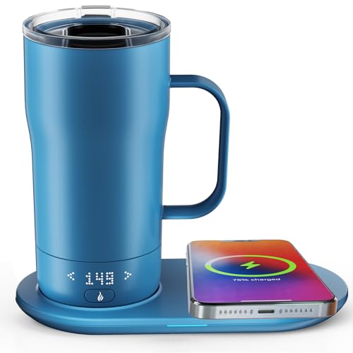 Smart Heated Coffee Mug with App Control - 18 Oz