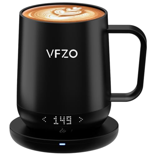VFZO Self-Heating Smart Coffee Mug with Temperature Display