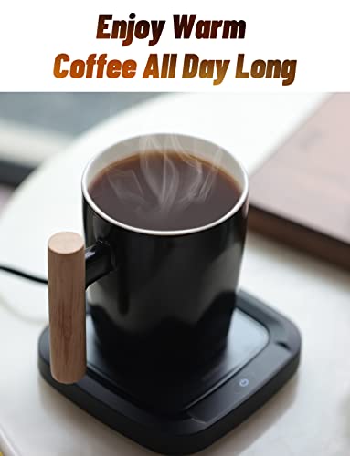 Self-Heating 14oz Coffee Warmer Mug Set