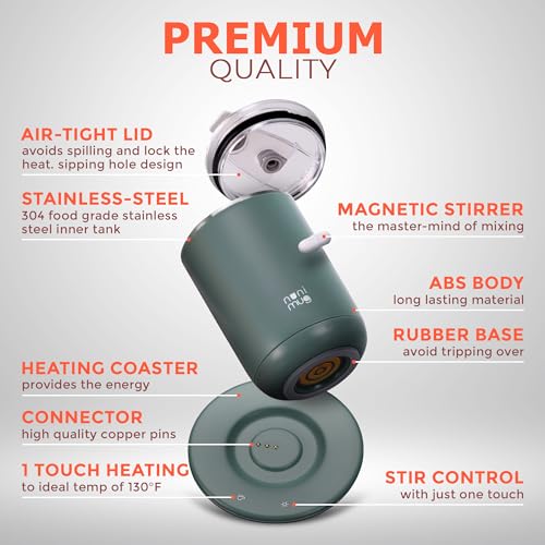 Smart Heated Coffee Mug with Temperature Control