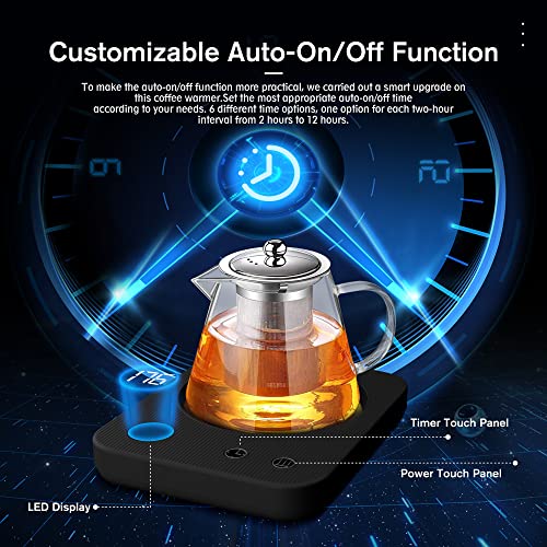 Smart Electric Coffee Cup Warmer – ENIGMA Black