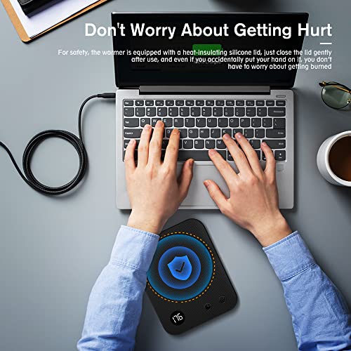 Smart Electric Coffee Cup Warmer – ENIGMA Black