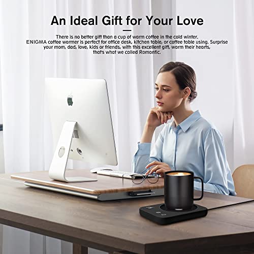 Smart Electric Coffee Cup Warmer – ENIGMA Black