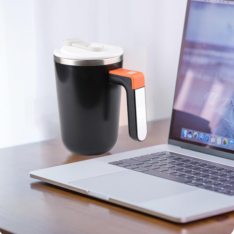 Smart Self-Heating Mug with Temperature Control - Black