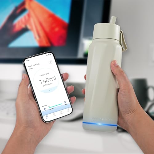 Smart Heated Water Bottle with Intake Tracker