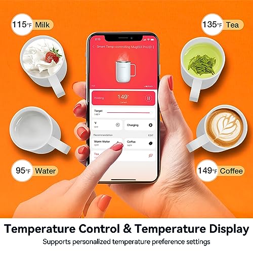 Smart Heated Coffee Mug with Temperature Control