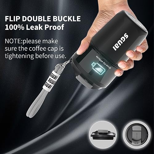 Smart Insulated Coffee Mug with LED Display