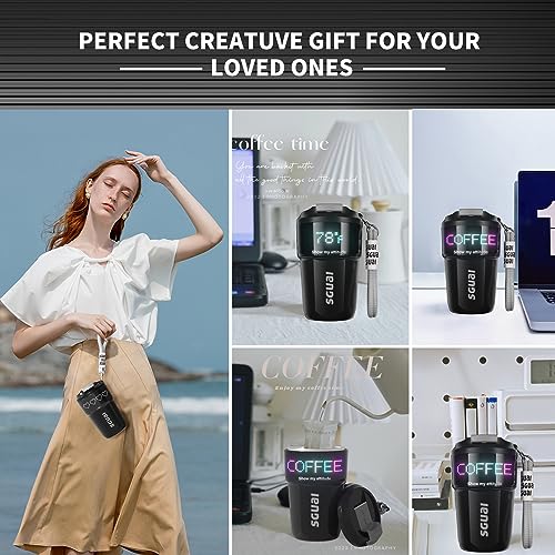 Smart Insulated Coffee Mug with LED Display
