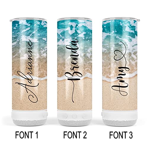 Smart Heated Tumbler with Bluetooth Speaker