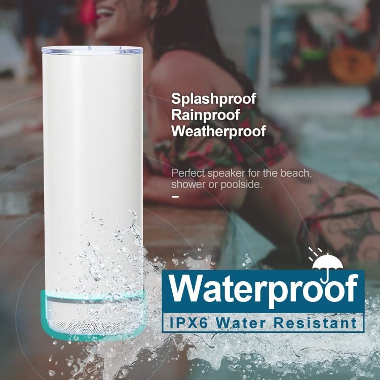 Smart Heated Tumbler with Bluetooth Speaker