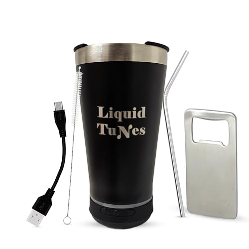 Bluetooth Speaker Tumbler with Stainless Steel Design